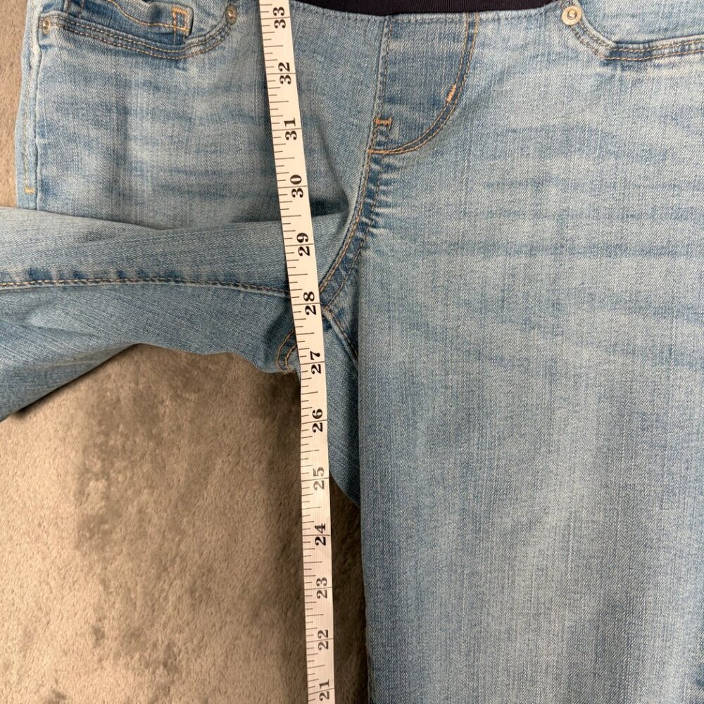 Signature by Levi Strauss Baby Bump Skinny Jeans Women’s XS Light Wash Maternity - Picture 5 of 9
